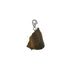 BROWN TIGER EYE CLIP ON SILVER